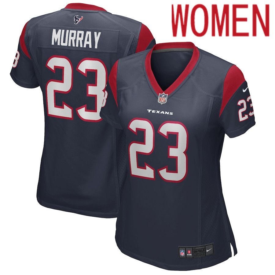 Women Houston Texans #23 Eric Murray Nike Navy Player Game NFL Jersey->women nfl jersey->Women Jersey